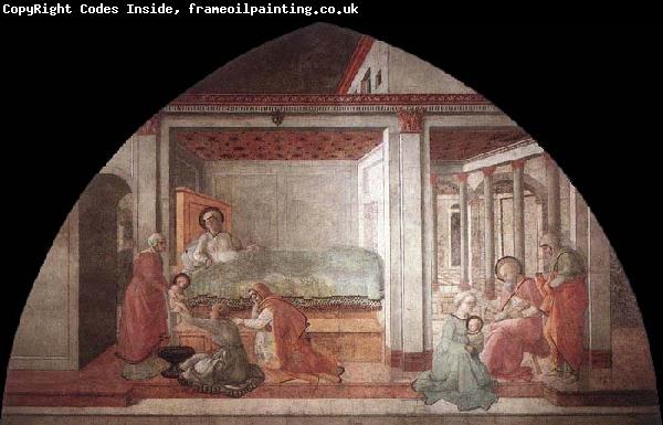 Fra Filippo Lippi Birth and Naming St John